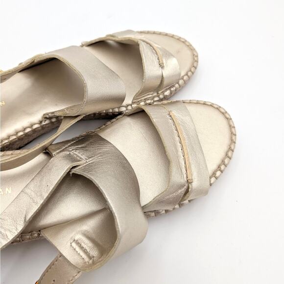 Cole Haan Cloudfeel Tilden Ankle Strap Sandal Women's Gold Size US8B EU38.5 - Picture 11 of 11